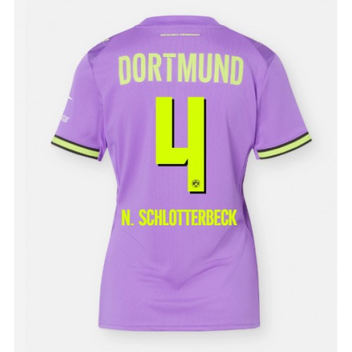 Borussia Dortmund Nico Schlotterbeck #4 Kolmaspaita Naiset 2026-27 Lyhythihainen
